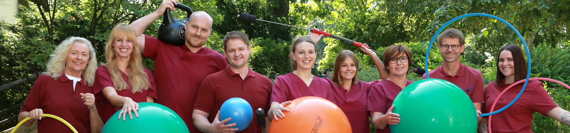 Team des Gesundheitszentrums Niederrhein