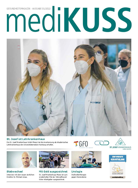 Coverbild: mediKuss Gesundheitsmagazin – Ausgabe 01/22