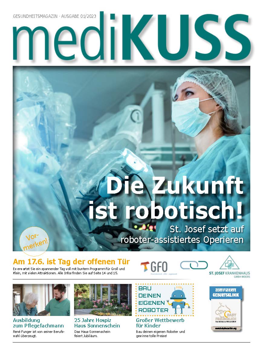 Coverbild: mediKuss Gesundheitsmagazin – Ausgabe 01/23